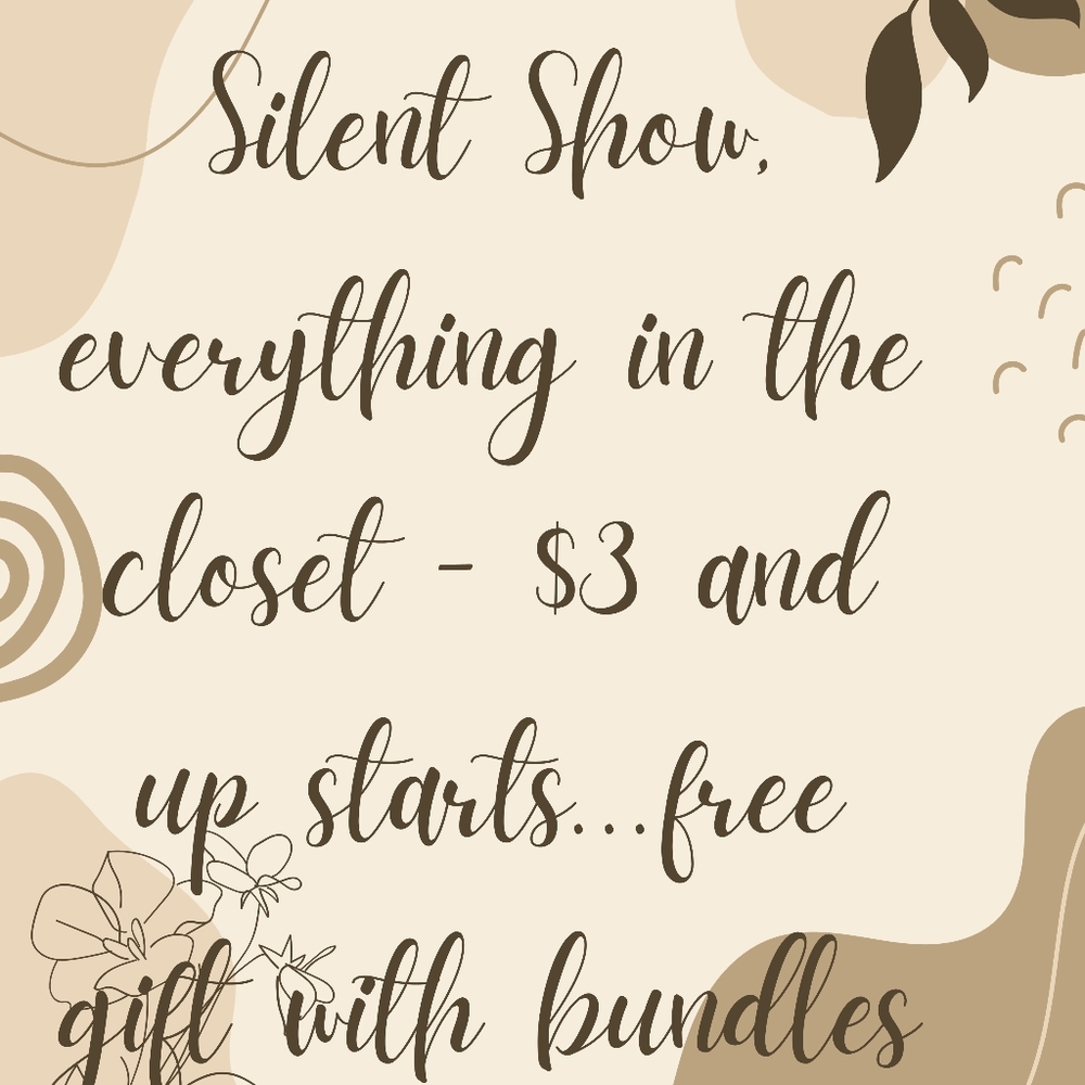 Closet Sale Listing $3 and up Closet Sale